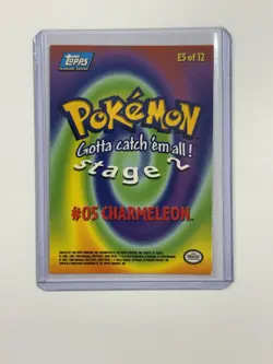 Charmeleon #05 E5 of 12 Pokemon Topps LP - Image 2