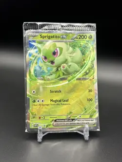 Sprigatito SVP 087 Paldea Adventure Chest Black Star Promo Sealed Pokemon TCG - Image 1