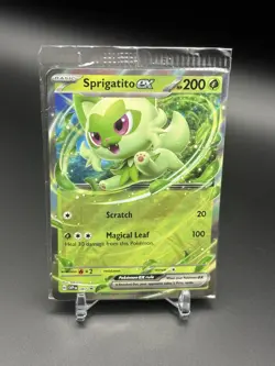 Sprigatito SVP 087 Paldea Adventure Chest Black Star Promo Sealed Pokemon TCG - Image 2