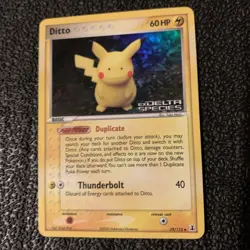 Ditto - (Pikachu) 39/113 EX Delta Species Reverse Holo POKEMON - Image 1