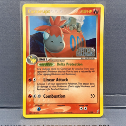 Camerupt (3/100) + Numel (59/100) Pokemon Crystal Guardians Stamped Bundle - LP - Image 4