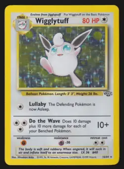 1999 Classic - Jungle Wigglytuff Stage 1/Rare Holo #16 - Image 1