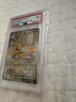 2023 POKEMON MEW EN-151 SPECIAL ILLUSTRATION RARE #201 ALAKAZAM EX PSA 9 - Image 2
