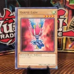 Yu-Gi-Oh! Harpie Lady MRD-EN008 Metal Raiders 25th Anniversary UNL MISCUT NM - Image 1