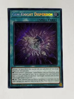 BLMM-EN023 Gem-Knight Dispersion Secret Rare 1st Ed YuGiOh - Image 1