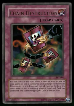 Chain Destruction Ultra Rare Pharaoh's Servant PSV-006 NM - Image 1