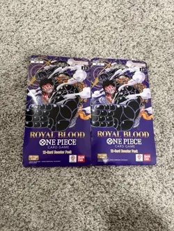 One Piece Royal Blood OP-10 English sleeved booster pack (2 Packs) - Image 1