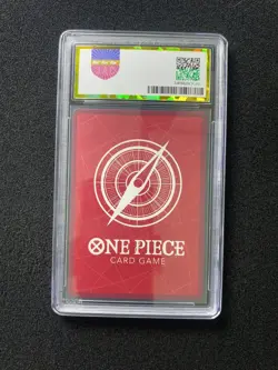 2025 One Piece Card Game TCG S-Chinese #0P09-001 L Shanks PGS 9.5 LU57 - Image 2