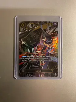 One Piece Carrying On His Will Sabo OP07-118 SP SEC Secret Rare NM - Image 1