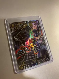 One Piece Carrying On His Will Sabo OP07-118 SP SEC Secret Rare NM - Image 2