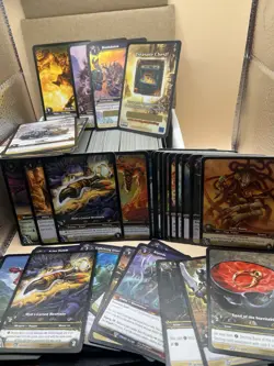 World Of Warcraft Tcg 500 Cards With Over 40 Rare Mythic Full Art Cards Bundle - Image 1