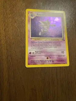 Haunter 6/62 Fossil Holo Rare 1999 Wizards Pokemon TCG Card English Vintage LP - Image 2