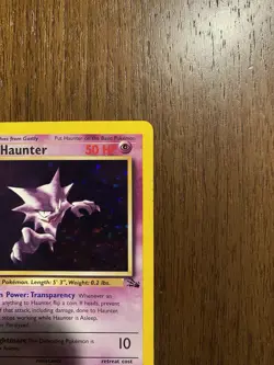 Haunter 6/62 Fossil Holo Rare 1999 Wizards Pokemon TCG Card English Vintage LP - Image 4