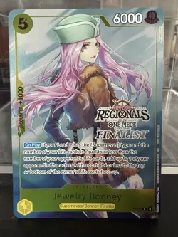 Jewelry Bonney (Offline Regional Finalist Card Set 2025 Vol.2) P-085 One Piece - Image 1