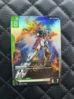 Wing Gundam Zero GD01-024 Newtype Rising Gundam Card Game TCG - NM LR Foil - Image 1