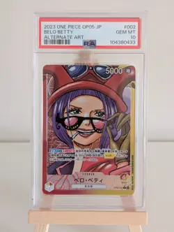 Belo Betty OP05-002 L - One Piece Card Game - PSA 10 - Image 1