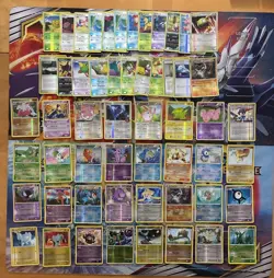 Vintage Pokemon Card Lot Reverse Holo Etc Fire Espeon Gengar Gyarados 57 Cards - Image 1