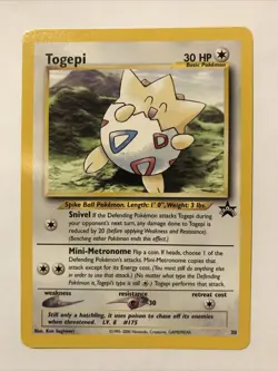 Togepi # 30 - Black Star Promo Pokemon Card - Image 1