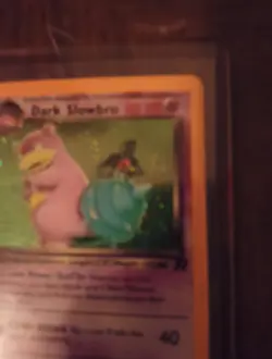 Pokemon Dark Slowbro TCG Card 12/82 Slowbro Holo Team Rocket - Image 3