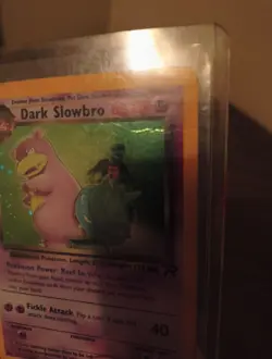 Pokemon Dark Slowbro TCG Card 12/82 Slowbro Holo Team Rocket - Image 4
