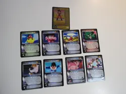 Vintage 2000 Dragon Ball Z - Goku #P1 RARE GOLD HOLO-FOIL, plus 8 other cards - Image 2