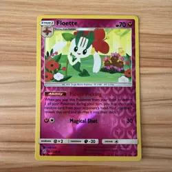 Floette 151/236 Reverse Holo Cosmic Eclipse Pokemon Card NM - Image 1