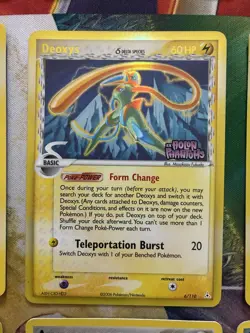 Vintage Pokemon Card Lot Reverse Holo Etc Fire Deoxys Bulbasaur - Image 2