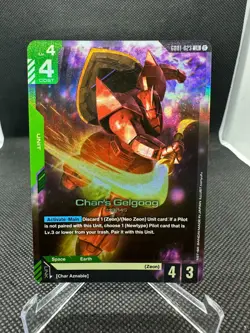 Gundam Card Game Newtype Rising Char's Gelgoog GD01-023 LR NM/LP - Image 1
