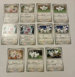 Lot Of 11 Tandemaus and Maushold Pokemon Cards - Image 1
