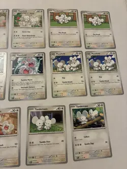 Lot Of 11 Tandemaus and Maushold Pokemon Cards - Image 3