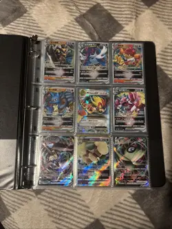 Pokemon 108 Card Lot Collection Binder XY Mega, EX, Vstar, Vmax, V, Holo - Image 1