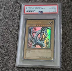 Yu-Gi-Oh Card PSA 10 Blue Eyes White Dragon LOB-K001 KOREAN Ultra Rare - Image 1