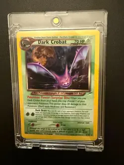 Dark Crobat 2/105 Neo Destiny Holo Rare WOTC Vintage Pokemon Card LP - Image 1