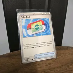 Pokemon Poke Pad Trainer Item 198/217 English Pokemon TCG Card Standard Size - Image 1