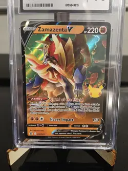 Zamazenta CGC 10 Pokemon Celebrations Pokemon Card 018/025 English Pokemon Card - Image 2