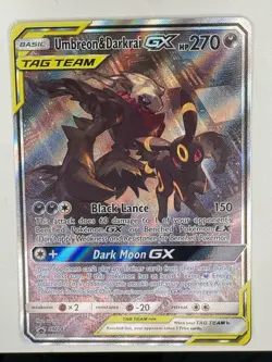 Umbreon & Darkrai GX Pokemon Card - Image 1
