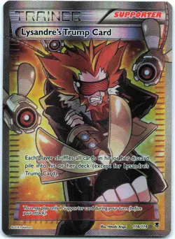 Lysandre's Trump Card (118 Full Art) Ultra Rare XY - Phantom Forces PHF Supporte - Image 1
