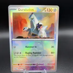 Pokemon TCG Card - Duraludon 069/131 Master Ball Reverse Prismatic Evolutions - Image 1