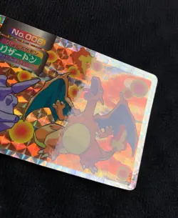 Pokemon Card Charizard Top Sun Topsun No.006 Prism Holo Japanese #241106 - Image 3