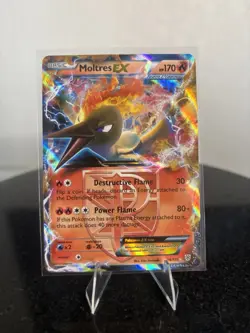 Pokemon Moltres EX TCG Team Plasma 14/135 Plasma Storm Ultra Rare Holo Card - Image 1