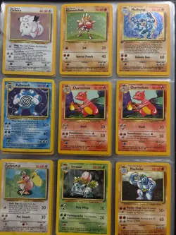 Vintage Pokemon Card Binder Lot – 119 Cards – Base, Jungle, Fossil – 1999 WOC - Image 2