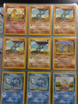 Vintage Pokemon Card Binder Lot – 119 Cards – Base, Jungle, Fossil – 1999 WOC - Image 4