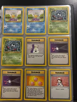 Vintage Pokemon Card Binder Lot – 119 Cards – Base, Jungle, Fossil – 1999 WOC - Image 5