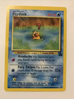 Pokemon Card - Psyduck WOTC Black Star League Promo #20 - Image 1