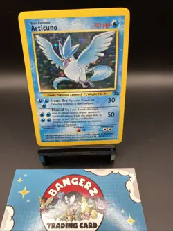 Pokemon TCG Articuno Fossil Holo Unlimited Rare Card 2/62 WOTC - Image 4