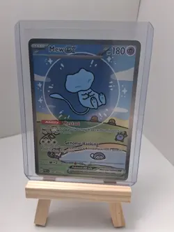 Mew ex 232/091 Special Illustration Rare Bubble Mew Paldean Fates Card - Image 1