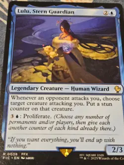 Lulu, Stern Guardian - Commander: Final Fantasy 0038 MTG Magic - Image 2