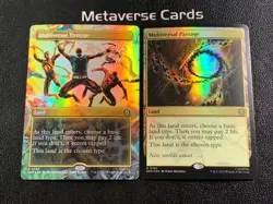 Lot 2 MTG Spider-Man Foil Multiversal Passage R 0180 Multiversal Passage R 0206 - Image 1