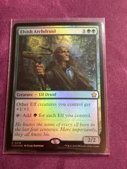 MTG Elvish Archdruid [Foundations] Near Mint Foil​ - Image 2