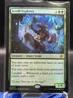 Mtg ICETILL EXPLORER Edge Of Eternities Foil - Image 1